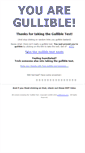 Mobile Screenshot of gullibletest.com